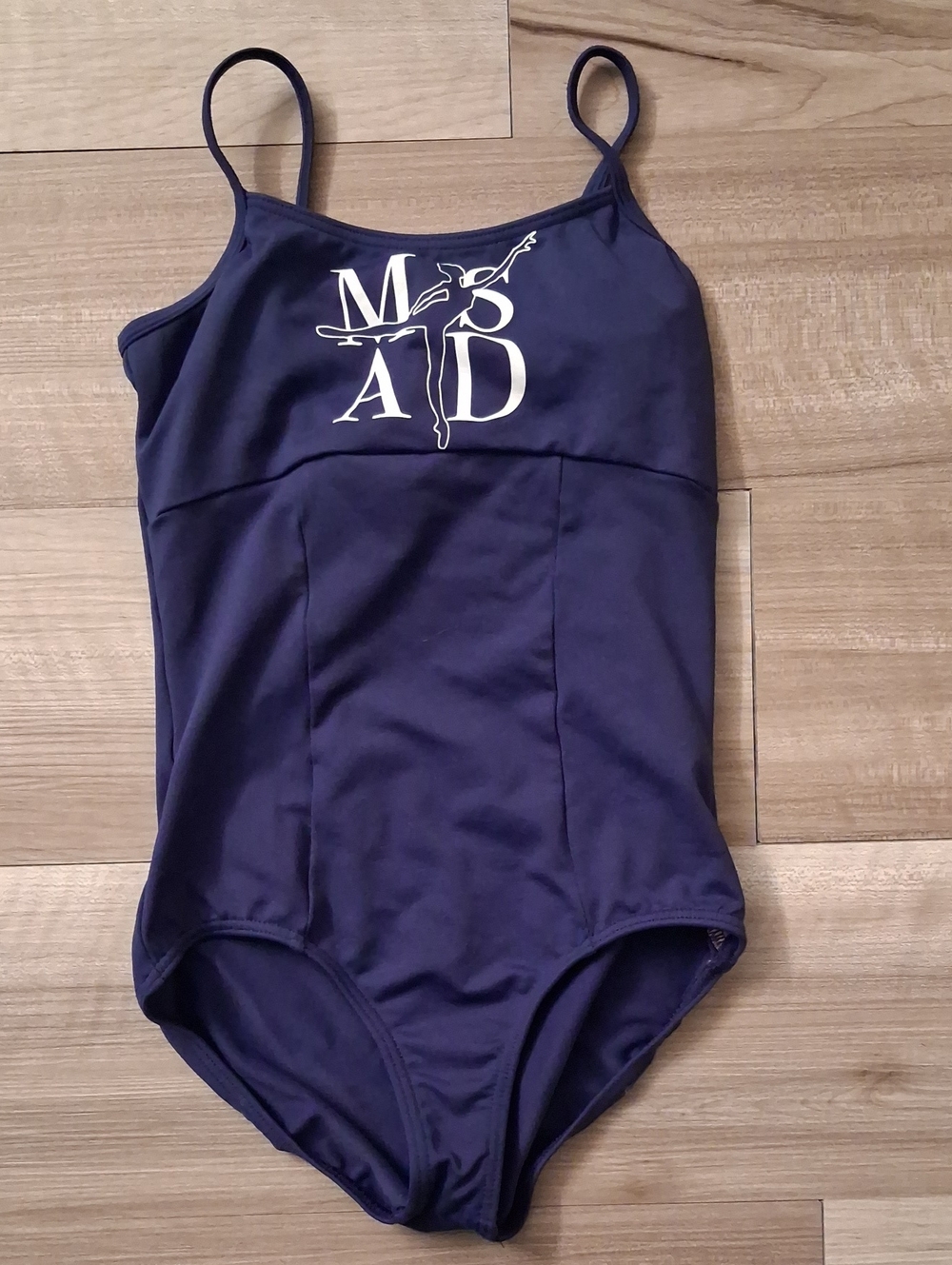 Revolution Dancewear Strappy Back Navy Leotard Size Medium Child (N)